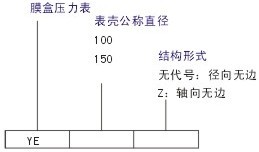 膜盒压力表(图1)