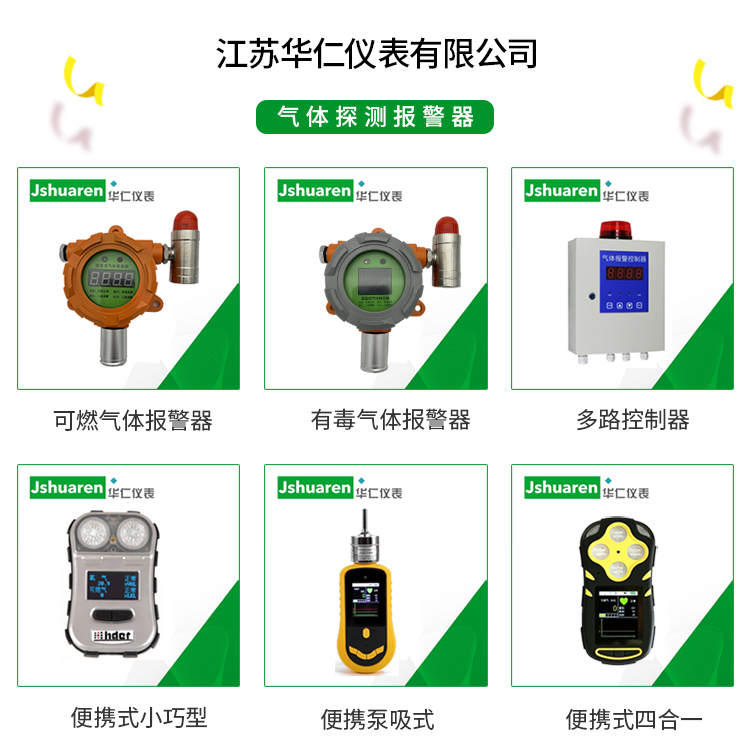 便携式气体报警器 泵吸式可燃 有毒有害气体四合一气体探测仪(图1)